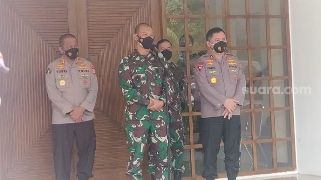 Kasus Postif Covid-19 Jakarta Melejit, Pangdam dan Kapolda Kumpul Gelar Rakor