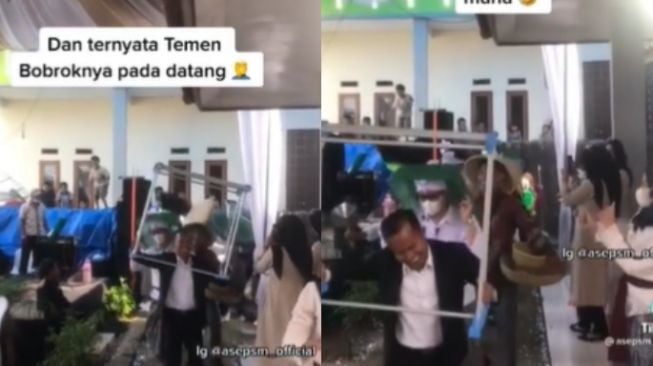 Viral Tamu VIP Pernikahan Datang Belakangan, Tetangga Heboh Dikira Mau Tawuran