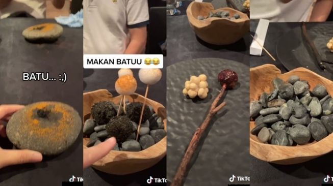 Kisah Viral Cewek Makan 'Batu' dan 'Kayu' di Restoran, Bayar Rp 1,2 Juta