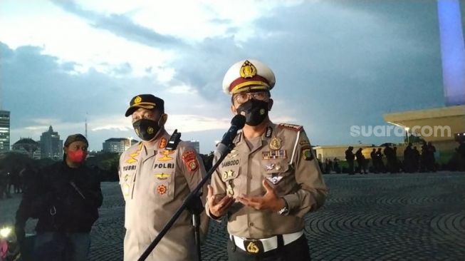 Kasus Covid-19 di Jakarta Tinggi, Polisi Tutup Jalur Khusus Road Bike JLNT Casablanca