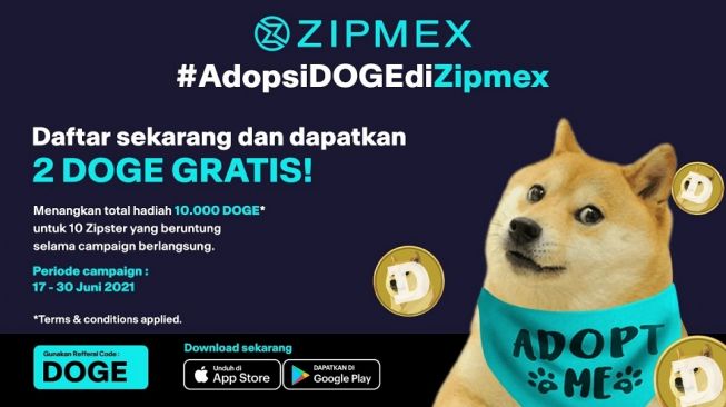 Aset Kripto Dogecoin Kini Hadir di Platform Zipmex
