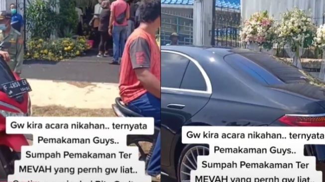 Viral Pemakaman Mewah Dikira Pernikahan, Pemotor Salah Fokus ke Katering