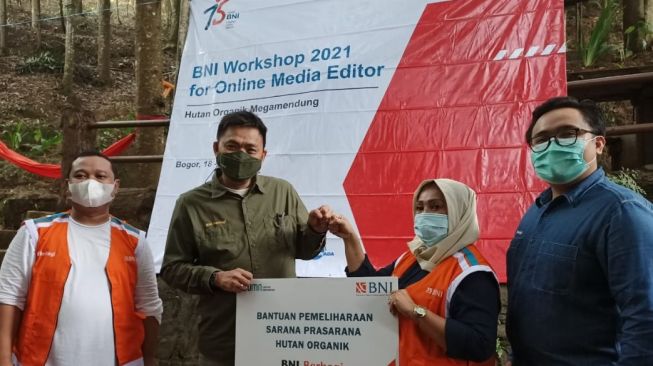 Peduli Kelestarian Alam, BNI Kembangkan Hutan Organik di Megamendung