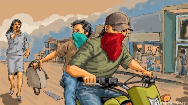 Pelaku Perampasan Wanita Hamil Babak Belur Dihajar Massa