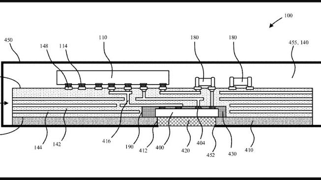 Paten sensor suhu tubuh Apple Watch. [Apple Insider]