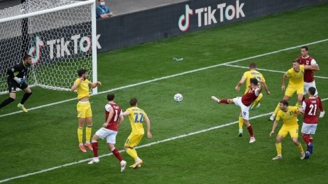 Langsung Menekan, Austria Memimpin 1-0 Atas Ukraina di Babak I