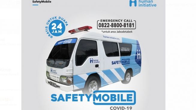 Ambulans Safety Mobile Covid-19, Layani Jabodetabek 24 Jam