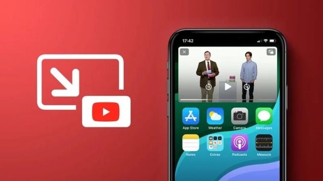 Fitur baru YouTube  di platform iOS, Picture-in-Picture (PiP) . [Macrumours]