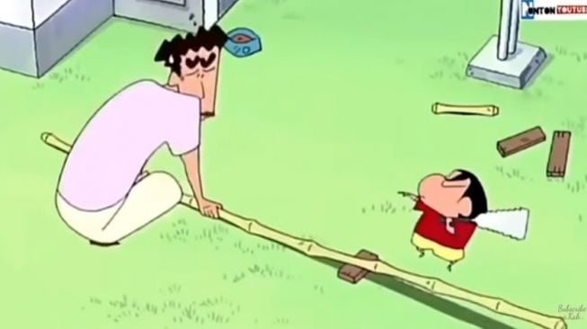 Adegan Crayon Shinchan. (YouTube/Sajaksenja)