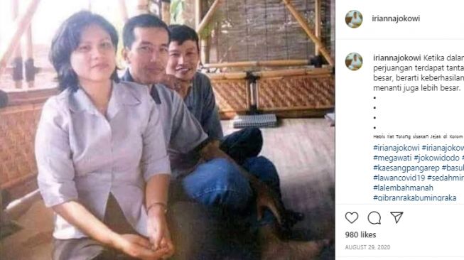 Potret transformasi Jokowi [Instagram/iriannajokowi]