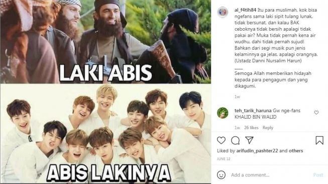 Viral Akun Sebut Kelamin Boyband Korea Tidak Jelas, Malah Puji Pria Menenteng Senjata