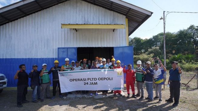 845 Warga Perbatasan NTT-Timor Leste Bisa Nikmati Listrik 24 Jam
