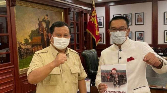 Ngobol Politik Bareng Prabowo, Ridwan Kamil Ogah Pakai Istilah Rujuk