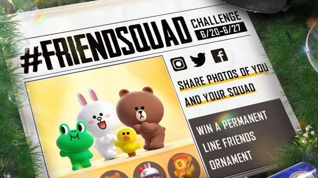 PUBG Mobile resmi mengumumkan kolaborasinya terbarunya dengan Line Friends.