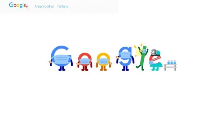 Google doodle hari ini. [Google]