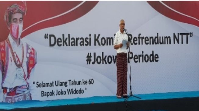 Gelombang Dukungan Jokowi Tiga Periode Makin Kuat, NTT Gelar Jajak Pendapat