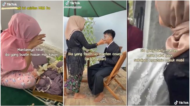 Viral Asisten MUA Dandani Istri Sang Mantan (TikTok)