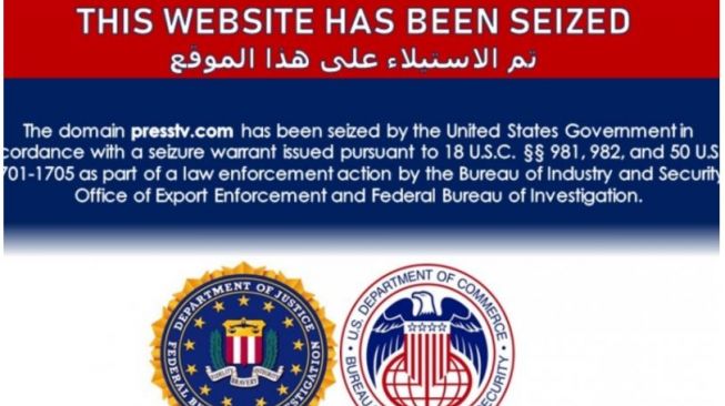 Amerika Blokir Puluhan Situs Web Iran dengan Tuduhan Menyebar Misinformasi