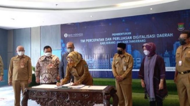 Dorong Percepatan Ekonomi, Pemkab Serang Bentuk TP2DD