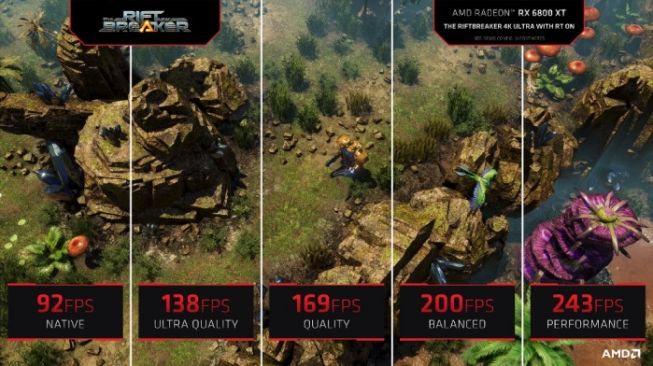 AMD FidelityFX Super Resolution Main Game Makin Seru!