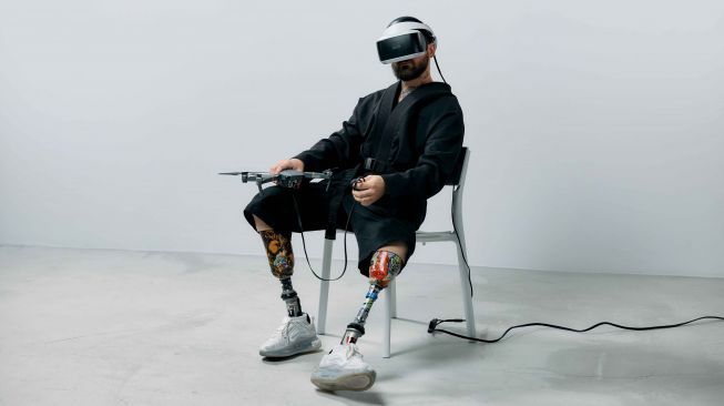 Ilustrasi virtual reality.(Pexels.com)