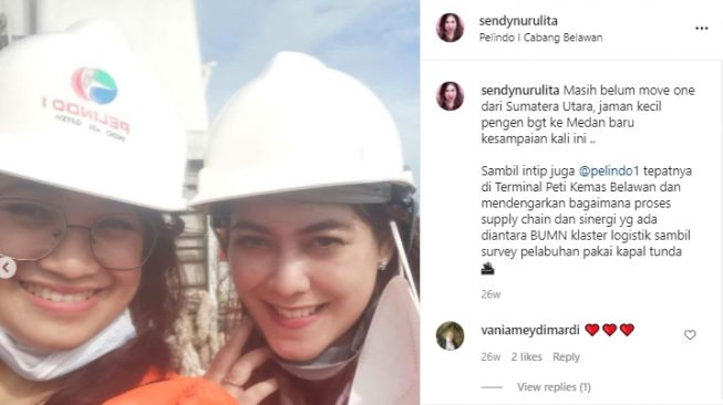 Sendy Nurulita Stafsus Menteri BUMN terjun jadi penyanyi. [Instagram/sendynurulita]