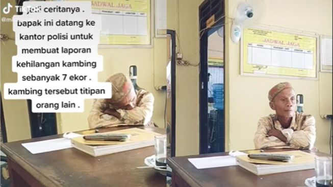 Kisah kakek kehilangan tujuh ekor kambing titipan orang lain. (Tiktok/@mira_miwi)