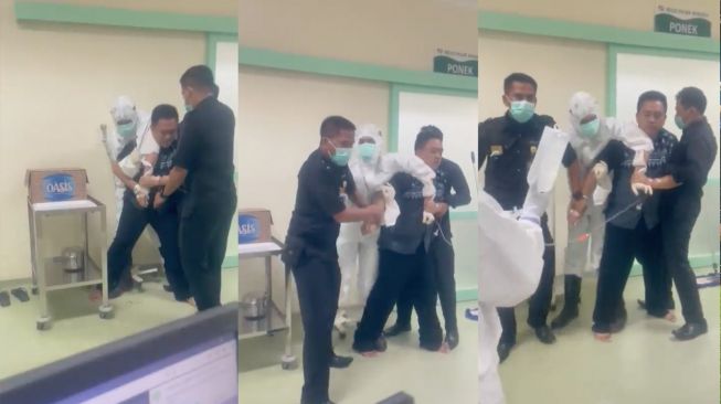 Viral Pasien Covid RSUD Pasar Minggu Ngamuk, 2 Satpam yang Bantu Amankan Terpapar