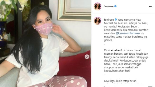 Potret rumah Feni Rose [Instagram]