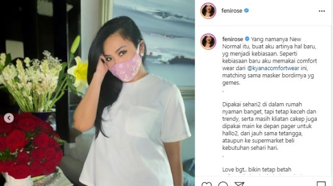 Potret rumah Feni Rose [Instagram]