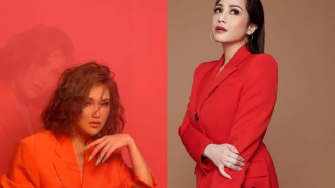 Adu Gaya Nagita Slavina dan Ayu Ting Ting di HUT Indosiar, Seleranya Beda Banget