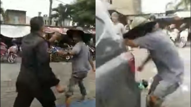 Viral Video Satpam Tendang Penyandang Disabilitas di Simpang Limun Medan