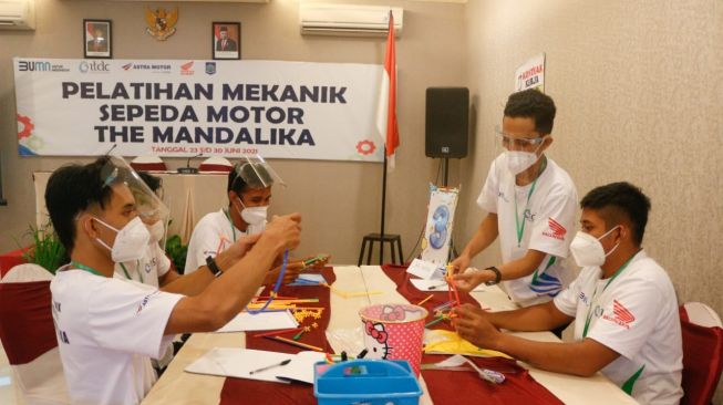 Pelatihan mekanik muda Mandalika oleh ITDC. (Dok. Istimewa)