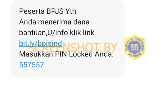 CEK FAKTA: Benarkah BPJS Kesehatan Beri Bantuan Dana Dibagikan Lewat Pesan SMS?