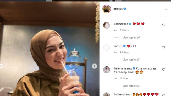 Potret Imel Putri Cahyani melawan kanker [Instagram/imelpc]