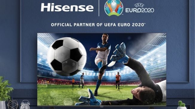 Sponsor Resmi UEFA 2020, Hisense UHD 4K Android TV E7G Hadir di Indonesia