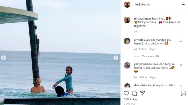 Potret Joanna Alexandra liburan bareng anak [Instagram]