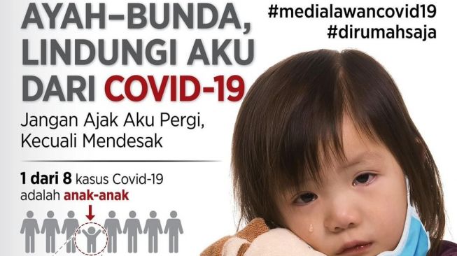 MediaLawanCovid19 Ajak Orang Tua Lindungi Anak dari Varian Baru Covid-19