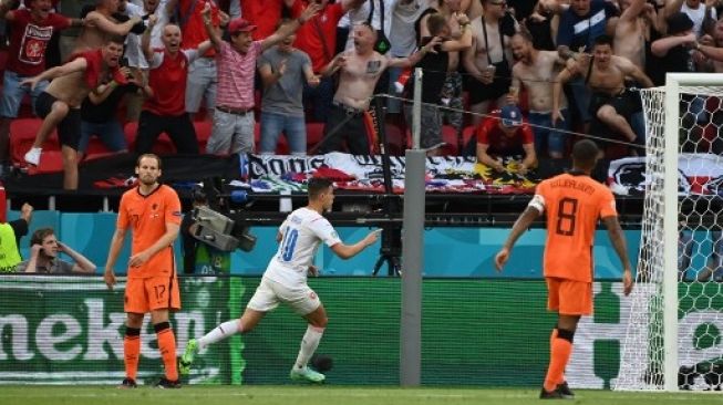Hasil Bola Tadi Malam Euro 2020: Ceko Singkirkan Belanda, Belgia Depak Portugal