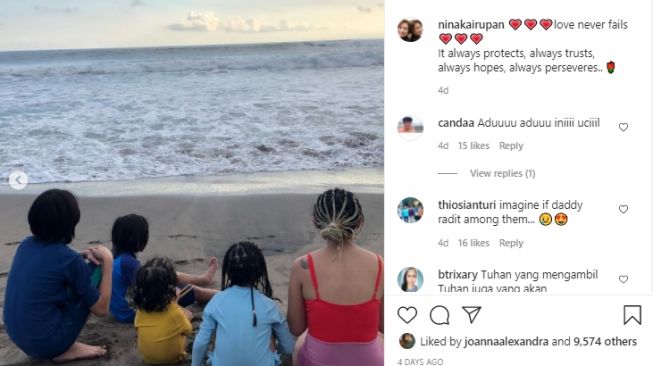 Potret Joanna Alexandra liburan bareng anak [Instagram]