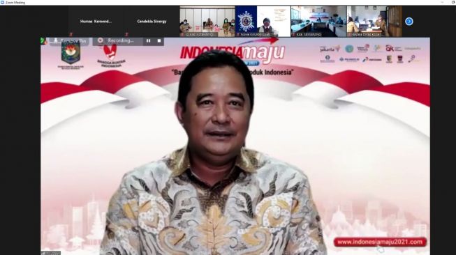 Dirjen Pol dan PUM Buka Acara Indonesia Maju Virtual Expo dan Forum 2021