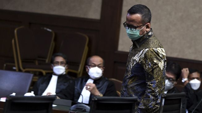 Sidang Suap Lobster, Edhy Prabowo: Pak Jokowi, Pak Prabowo, Saya Minta Maaf