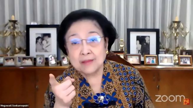 Ketua Umum PDI Perjuangan Megawati Soekarnoputri. (tangkap layar/ist)
