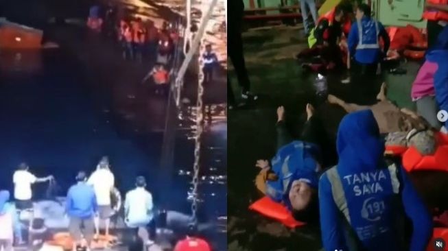 Korban Selamat KMP Yunicee Tenggelam Dievakuasi ke Pelabuhan Gilimanuk