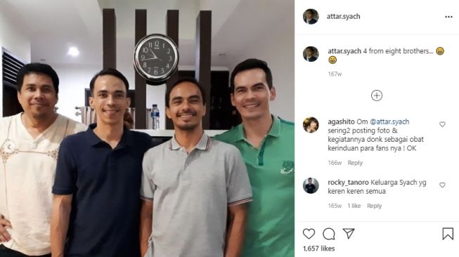 Potret Syach bersaudara [Instagram]