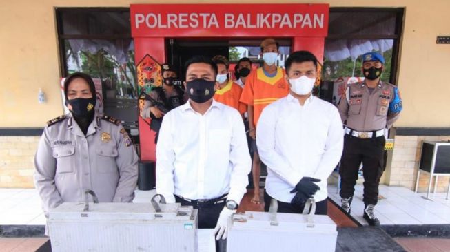 Aki Tower Telkomsel Balikpapan Seharga Rp 40 Juta Dicuri Karyawan Sendiri