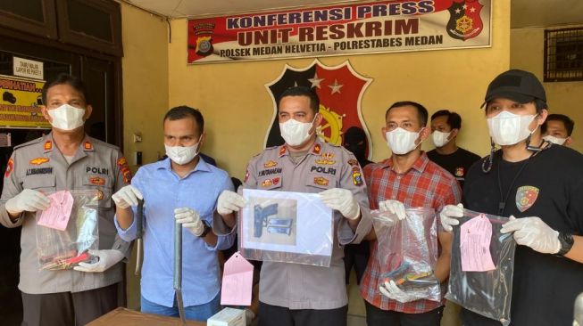 Rumah Polisi di Medan Dibobol Maling, Sepucuk Senjata Api Dicuri