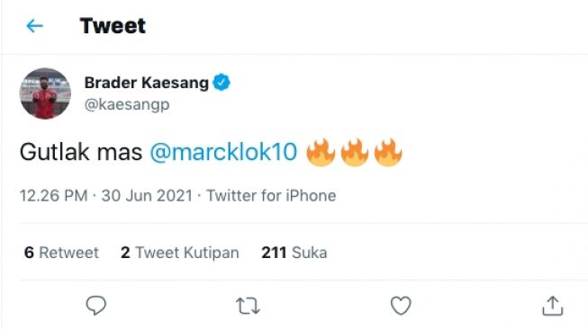 Utasan Kaesang Pangarep. [Twitter]