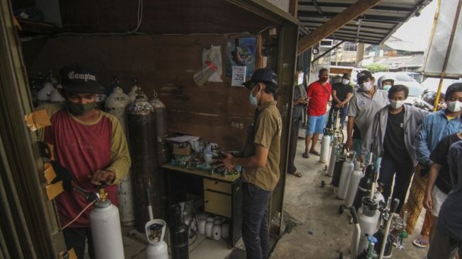 Permintaan Tinggi, Polda Metro Awasi Harga Tabung Oksigen di Jakarta