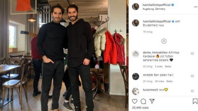 Hamit Altintop dan Halil Altintop. [Tangkapan layar Instagram]